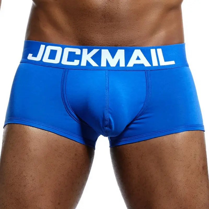 Male Panties Breathable Boxers Cotton Sexy Men Underwear U convex pouch Gay Underpants Printed 17 models boxershorts