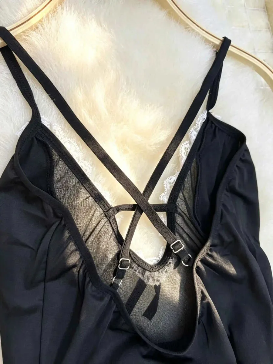 Kawaii iç çamaşırı seksi kadın pijama Cosplay tavşan kız elbise günaha saf Cosplay tavşan kulak Anime içi boş tulum üniforma