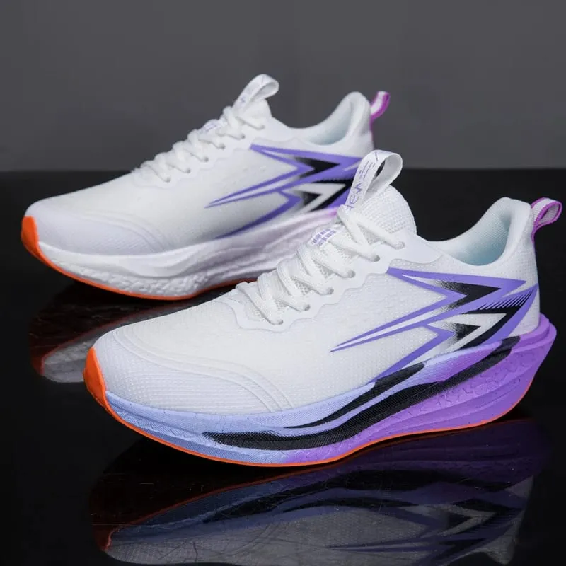 Men Running Shoes Comfortable Sports Shoes Marathon Carbon Plate Lightweight Athletic Training Sneakers Women Travel Casual Shoe
