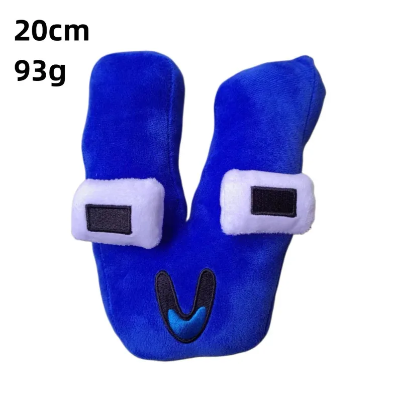 26 English Alphabet Lore 0-9 Number Plush Toy Anime Doll Kawaii Children's Enlightenment Montessori Plush Toy Doll Birthday Gift