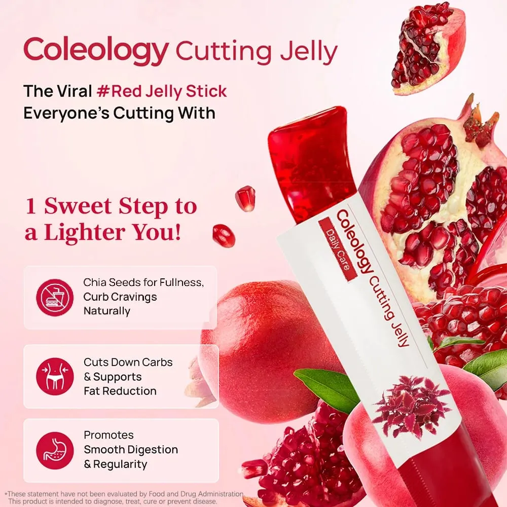 Coleology Cutting Jelly with Garcinia Cambogia Korean Daily Jelly Stick Supplement helps Torch Fat Crush Cravings Digestion