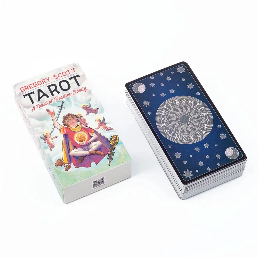 熱銷格雷戈里·斯科特塔羅牌 78 張牌英語視覺初學者益智休閒家庭朋友聚會遊戲 11.1*6.1 厘米
