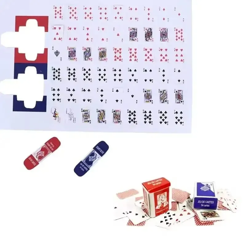 Mini Poker Fun Card Game Party favors small toys casual fingertip poker easy to carry stress relieving novel gifts students