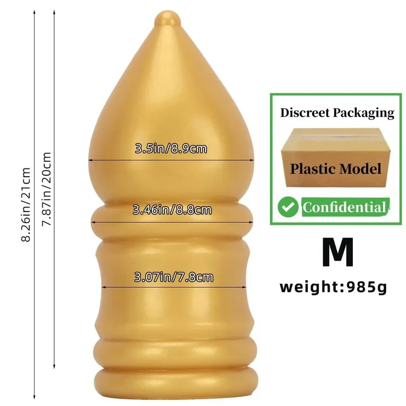 Huge Taper Anal Plug Silicone Male Masturbator Anal Dilator Female Masturbation Adult Sex Toys for Women Men Anul Plugin Toys