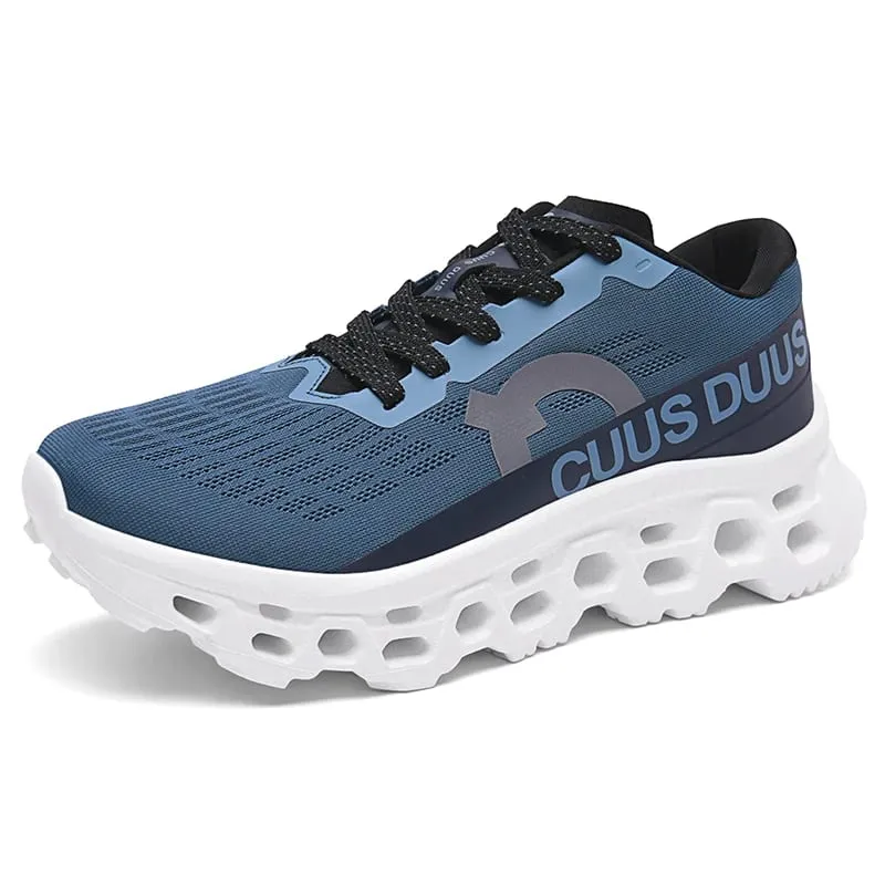 Unisex Sneakers Fashion Lace Up Outdoor Running Anti Slip Cushioning Men Training Shoes 2026 Comfort Thick Soled Sports Shoes