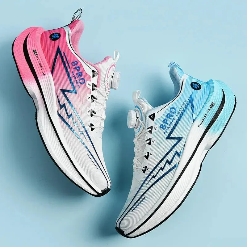 Men Running Shoes Casual Professional Carbon Board Marathon Sports Breathable Lightweight Women Comfortable Athletic Sneakers