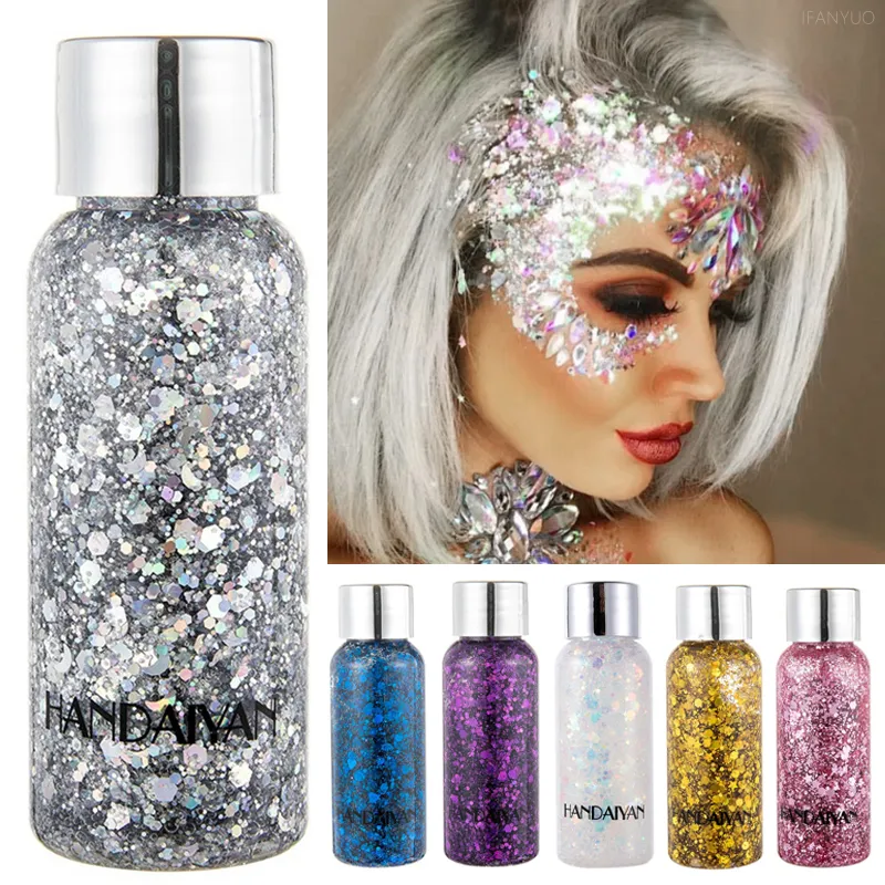 Eye Glitter Body Face Glitter Gel Art Waterproof High Gloss Shine Glitter Multifunctional Makeup Painting Brighten Stage Makeup