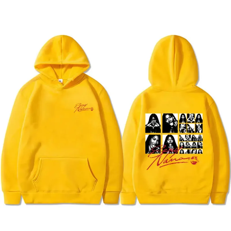 Rapper Aya Nakamura Sexy Nana Hoodie RnBoi My Eyes Only Flashback Sweatshirt Men Women Hip Hop Retro Oversized Pullover Hoodies