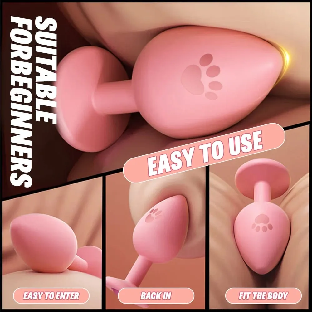 S/M/L Anal Plug Butt Vibrator Sex toy Women/Men Soft Silicone Detachable Erotic Bullet Anal plug Bullet Gay Sex Toys for Adults