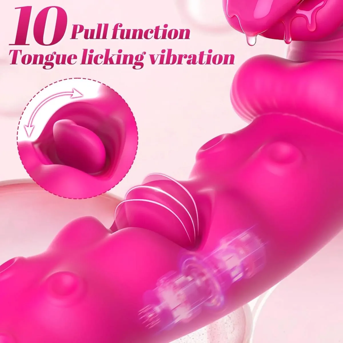 G Spot Dildo Vibrator Couples Sex Toys for Women Vibrating Adult Toys Realistic Tongue Vibrator for Women Pleasure for Female
