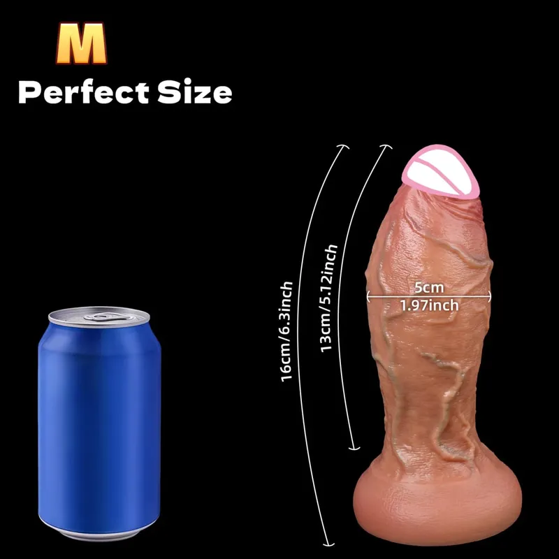 XXL Spuer Bigger Realistic Dildos Thick Silicone Anal Dildo Expander Thick Penis Adult Sex Toys Masturbation Butt Plug 18+