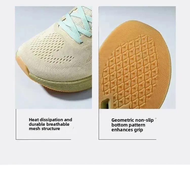 Men's Wide-Fit Running Shoes Comfort Walking Sneakers for Womens Unisex Breathable Mesh Anti-slip CushioningTraining Shoes