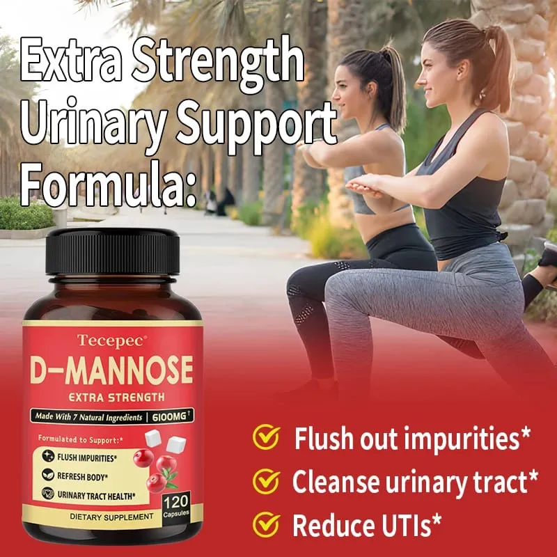 D-Mannose - Organic Cranberry Supplement To Support Urinary Tract and Bladder Health and Reduce Urinary Tract Infections — image 2