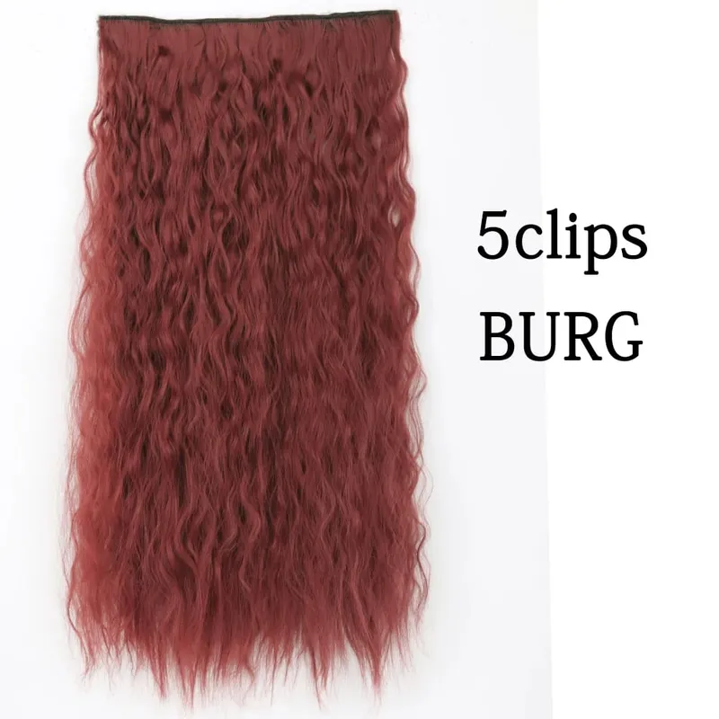 Tổng Hợp 22 32 Inch 5 Kẹp Tóc Chịu Nhiệt Giả Bộ Tóc Giả Dài Lượn Sóng Kiểu Tóc Kẹp Trong Tóc