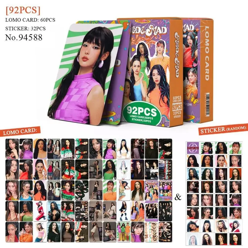 55/127pcs Kpop Idol KATSEYE WILD New Album BEAUTIFULCHAOS Lomo Cards DANIELA HD Printd Photocards Stickers MANON MEGAN Fans Gift