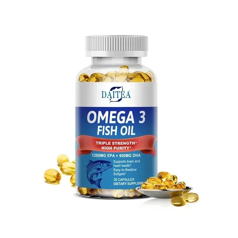 Dầu cá Daitea Triple Strength Omega 3 - Dầu cá bổ sung axit béo EPA & DHA Premium Wild Catch 30/60/120 Viên — image 8