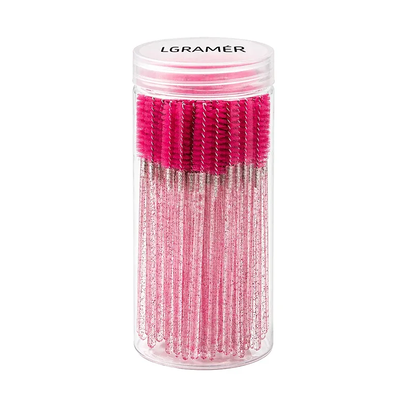 50/100 pcs Eyelash Extension Brush Disposable Eye Lashes Make Up Brushes Mascara Wand Applicator Multiple Colors Makeup Tools