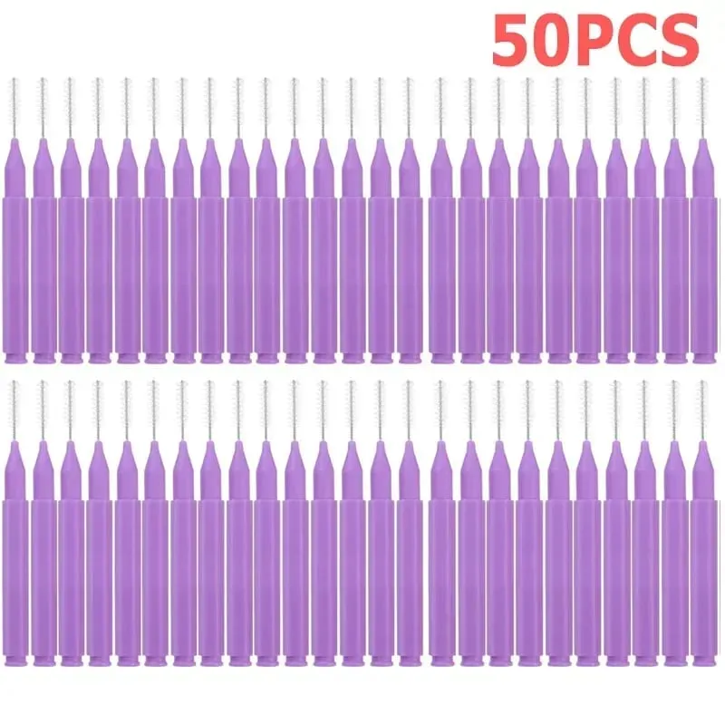 50PCS Mini Eyebrow Brush Portable Brow Perm Brushes Disposable Bendable Micro Eyelash Brow Lifting Brushes Applicators Tools