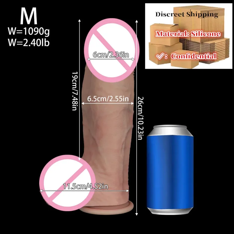 NEW Sex Toys Realistic Soft Silicone Big Dildo Penis G-spot Vaginal Masturbation Suction Cup Dick BDSM Woman Anal Sex Toys 성인용품
