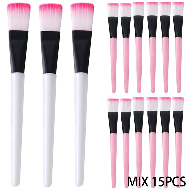 10PCS Facial Fan Mask Brushes Face Mask Applicator Tool Makeup Brushes For Esthetician Women DIY Facial Mask Cosmetic Tools