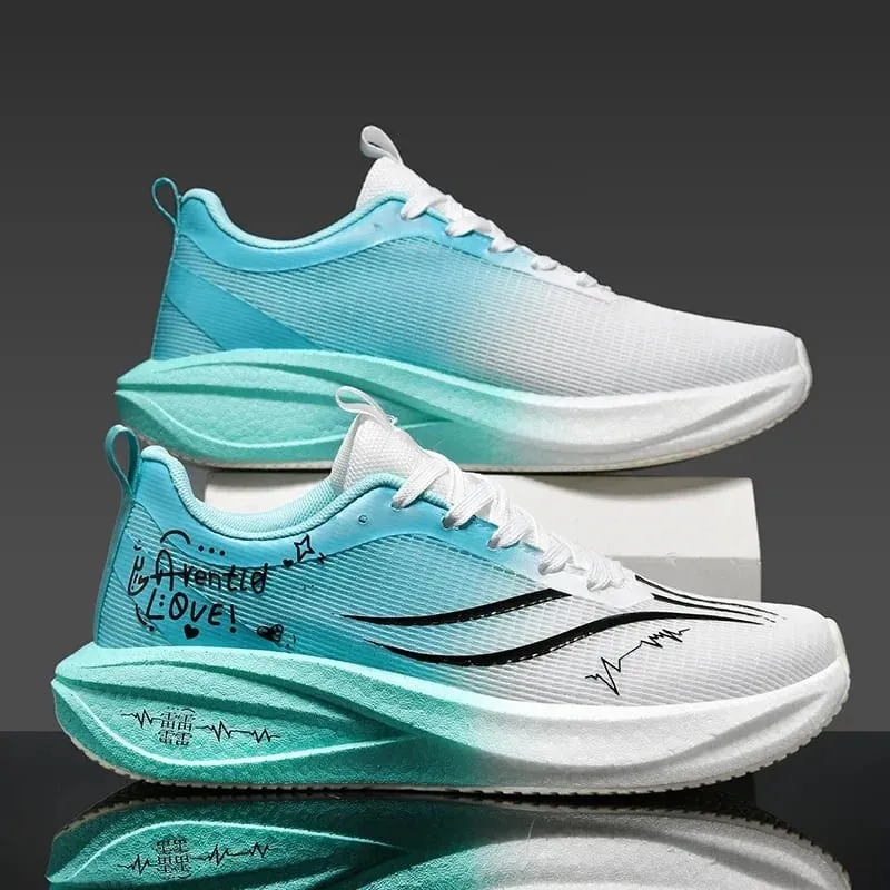 Unisex Marathon Running Shoes Carbon Plate Lightweight Sports Sneakers Athletic Walking Training Shoes Basketball Shoes