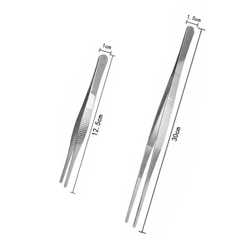 Stainless Steel Multifunction Barbecue Tongs Food Clip BBQ Kitchen Gadgets Cooking Tweezers Buffet Tool CFQJ006