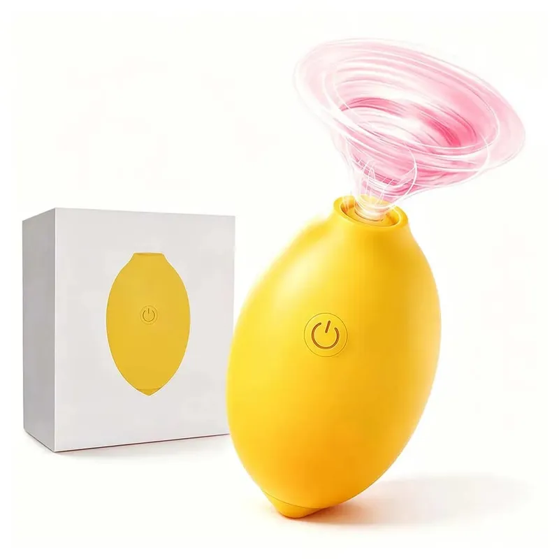 Klitoris Saugen Zitrone Vibrator für Frauen 10 Geschwindigkeit Vakuum Sauger Nippel Stimulator Oral Klitoris Saug Massage Weibliche Sex Spielzeug