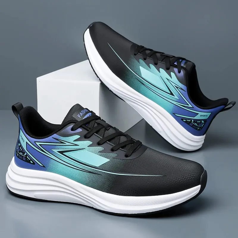 Men Waterproof Leather Running Shoes Lightweight Non‑Slip Casual Sports Shoes Daily Walking Sneakers Male Gym Athletic Trainers