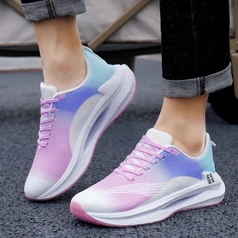 Lightweight Running Shoes Unisex Sneakers Breathable Mesh Casual Sports Shoes Men Women Outdoor Walk Tennis Footwear Size 36-45