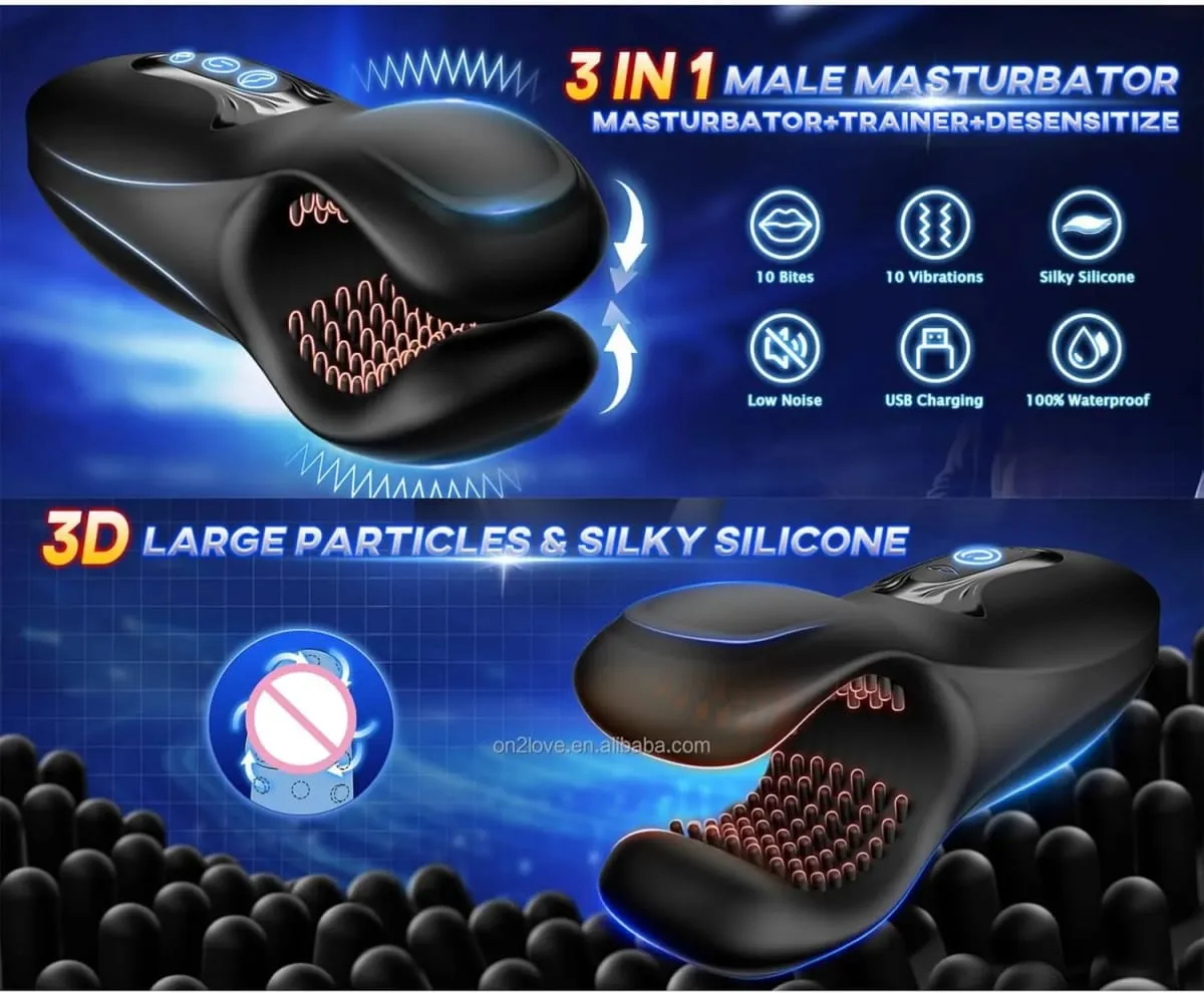 Male Masturbator Penis Training Vibrator - Male Sex Toys Stroker Glans Ghost Exercisers Pocket Pussy Adult Toys Sex Machine