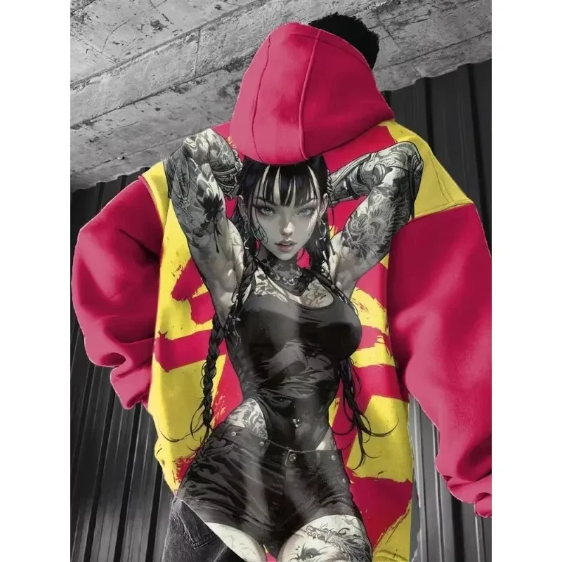 Japanese Anime 3d Print Hoodie Men Women Fashion Sexy Samurai Tracksuit Casual Hoodie Sweatshirt Autumn Winter Clothes Y2k Coat