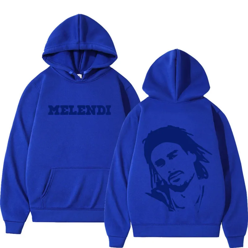 Rapper Melendi Tour Print 2026 Hoodie Men Women Fashion Hip Hop Pullover Autumn and Winter Loose Casual Sweatshirt Streetwear