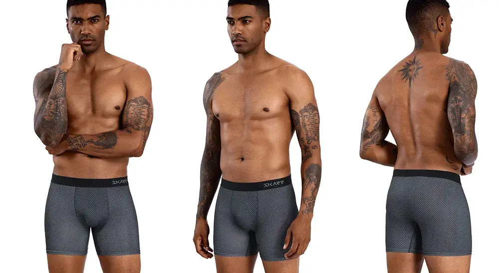 4pcs Brand Men's Panties New Man Boxer Shorts Polyester Male Slip Underpants Sexy Mens Underwear Gift