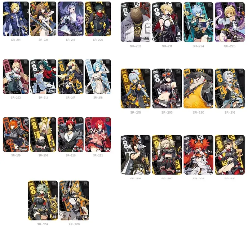 Flash soul Zenless Zone Zero ALL series Piper Wheel Ye Shunguang rare SS UR Game Collection card birthday gift