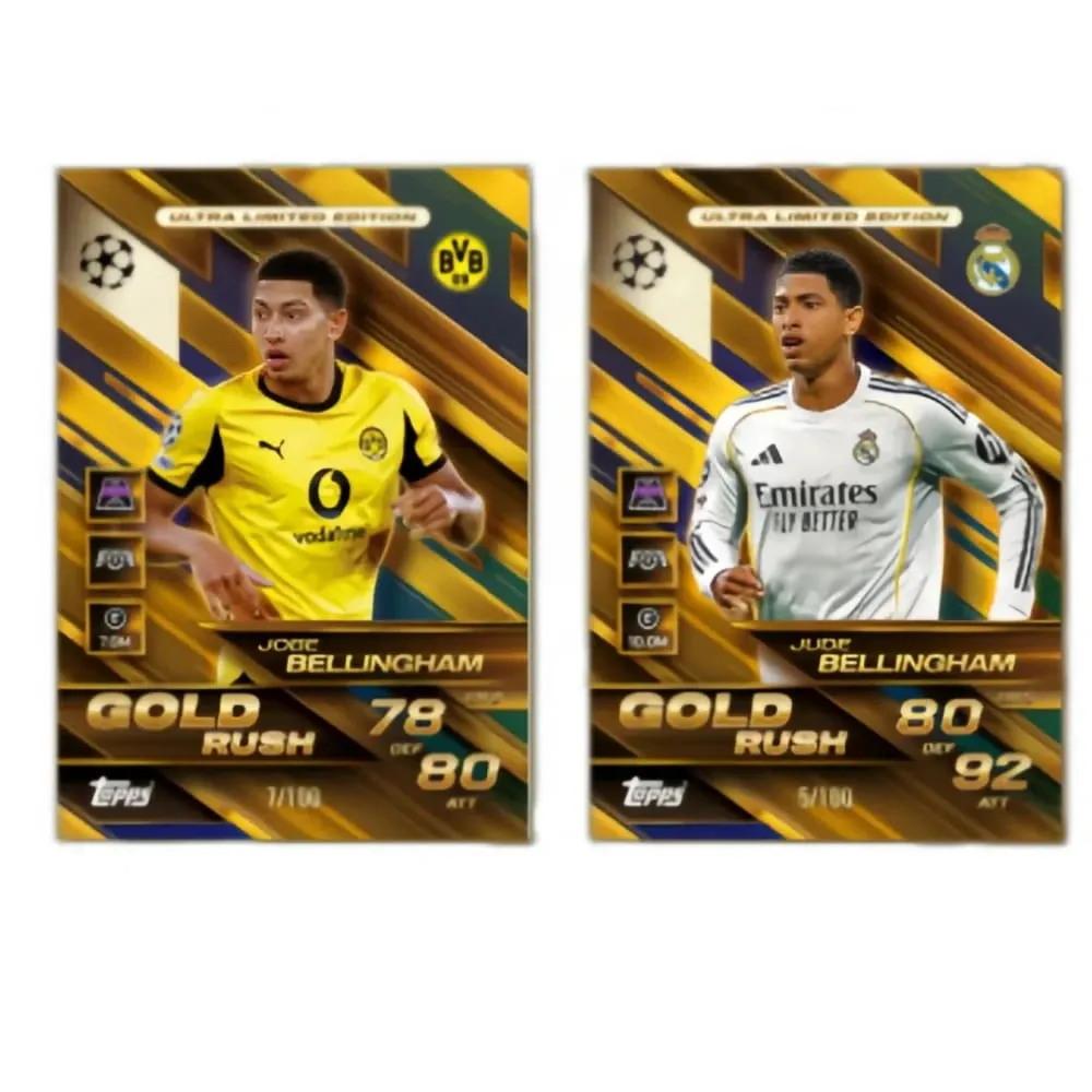 2026 NEW Season Topps UCC Match Attax Eco Pack Limited Edition Sports Trading Cards Football Player Cards Fan Collection Gift