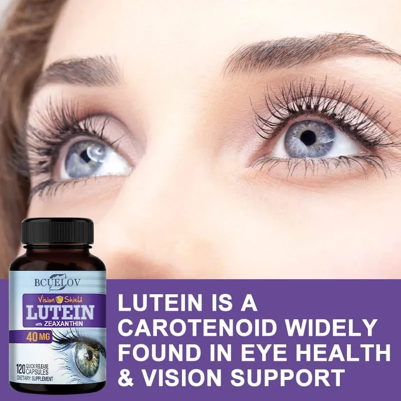 Lutein Eye Care-with Bilberry Extract and Zeaxanthin Supports Eye Health Promotes Healthy Vision and Maintains Macular Health