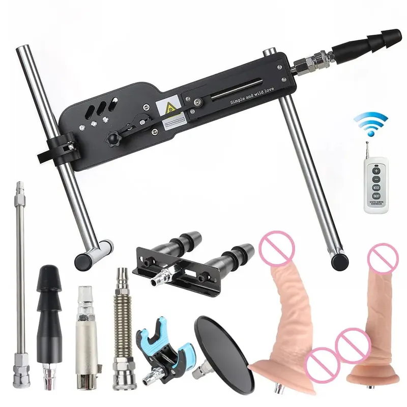 Máquina sexual mejorada con Control remoto, máquina de amor súper silenciosa, Ultra ajustable, Vac U Lock, 30db, 70W, con Big D gratis