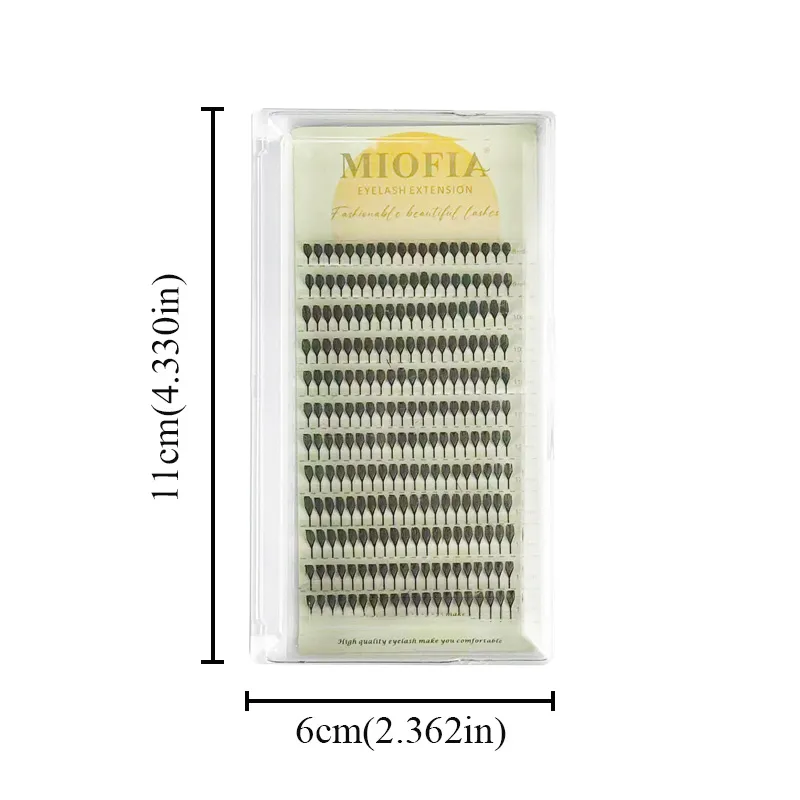 Comic Spire Manga Lash Clusters 3D Feather Anime Lashes Premade Fan Individual Eyelash Extensions Natural For Eye Makeup