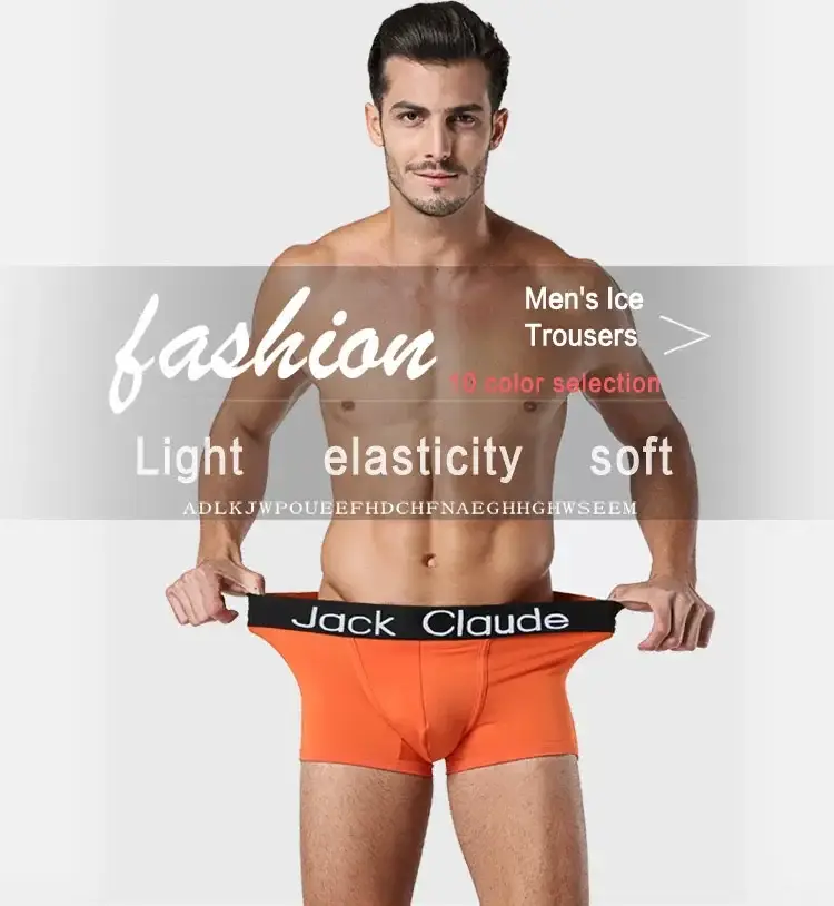 Brand Mens Underwear Boxers Lalaki Panties Panloob Lalaki Masikip Malambot na Panloob Boxer Para sa Mens Shorts Lalaki Boxershorts Hombres Gay