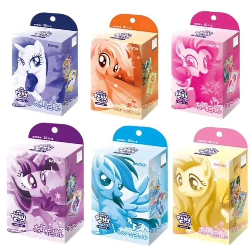 Genuine My Little Pony Card Friendship Forever Cards Star Pack Gorgeous Gilded Princess Cards Collectible Card Toys Gifts