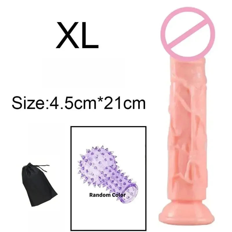 Cheap Realistic 5 Sizes Butt Plug Dildo Man Women Penis Suction Cup Anal Sex Toys Gay Suction Cup Big Dick Vaginal Masturbators