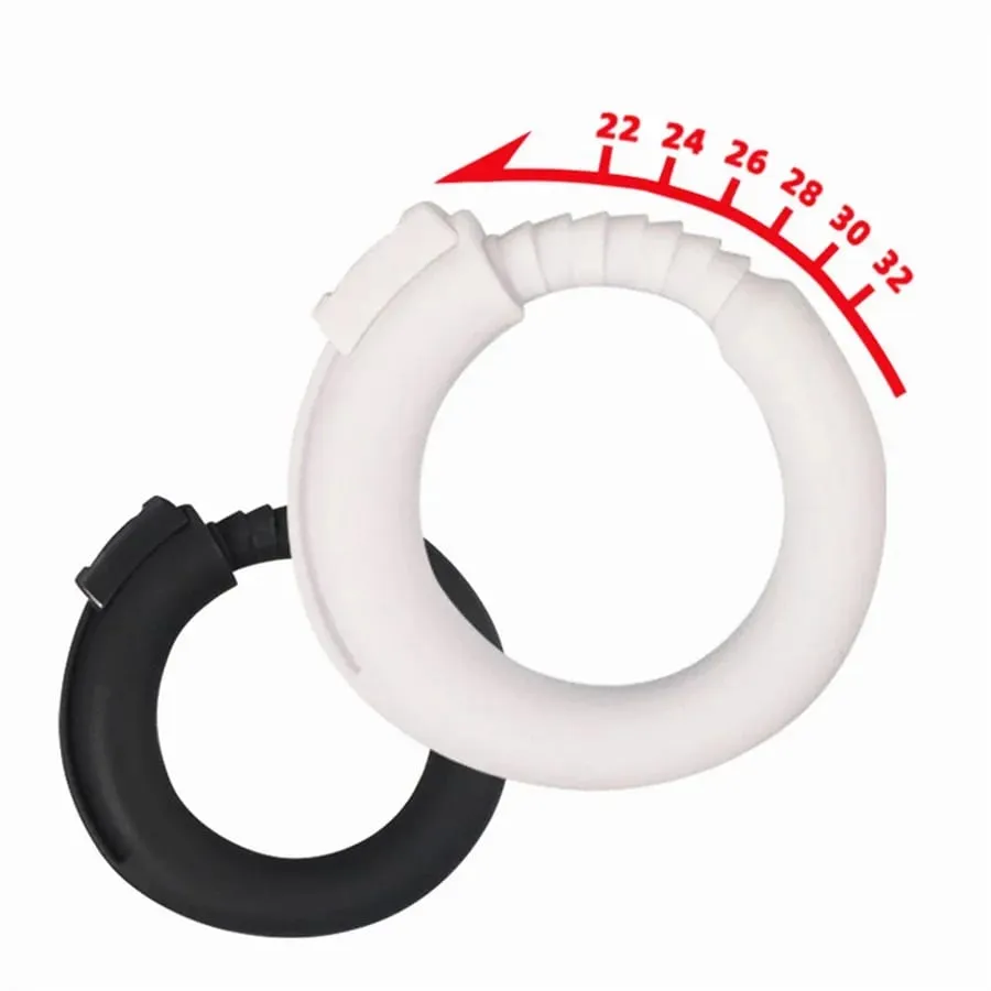 22-32mm Vorhaut Corrector Einstellbare Silikon Penis Ringe Sperren Samen Cock Ring Verzögerung Ejakulation Sex Spielzeug Für Männer Cockringe