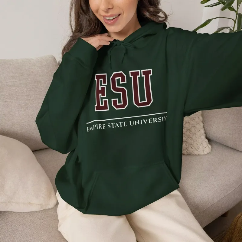 2026 new ESU Empire State University Hoodie Sweatshirt Brand New Day Merch Peter Hoodies Unisex Spring and Summer Long Sleeve