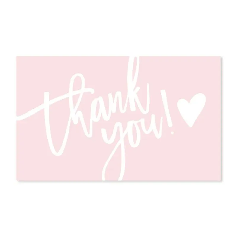 30pcs Copperplate Thank You Card Gift Packaging Thank You Card Greeting Card Decorative Greeting Cards