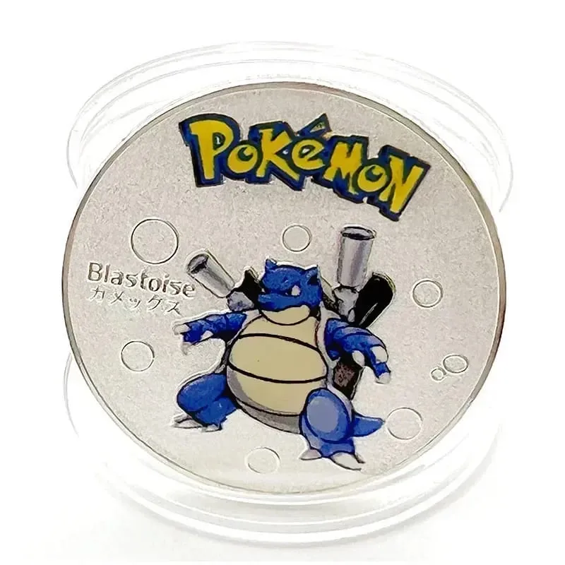 Pokemon Đồng Tiền Vàng Pikachu Anime Đồng Tiền Kỷ Niệm Charizard Vàng Kim Loại Tròn Đồng Xu Đồ Chơi
