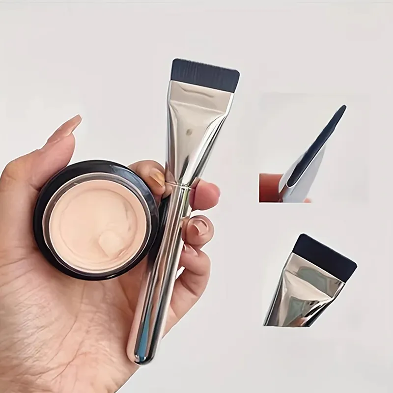 3pcs Flat Angled Makeup Brushes Set Foundation Concealer Contour Mask Brush Flat Head Cosmetic Tools