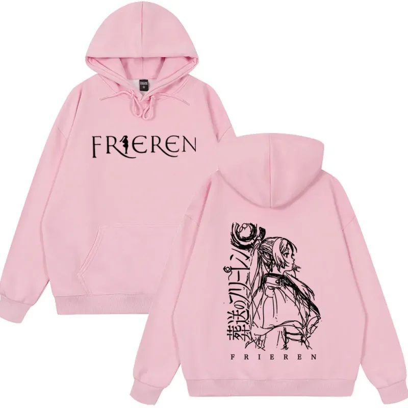 Anime Frieren: Beyond Journey's End Hoodies Men's Women Clothes Fashion Fleece Sweatshirts Winter Fashion Funny Style Clothing
