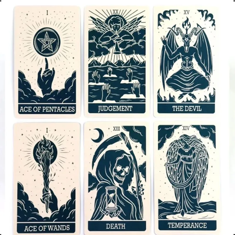 High-Quality The Magic Witch Tarot Card Leisure Entertainment Games Card Family Gatherings Tarot Games Card 78 Card Deck