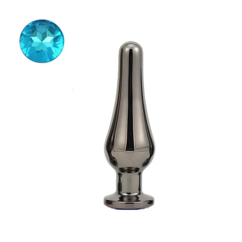 Gun Farbe Edelstahl Anal Plug Dildo Sex Spielzeug Produkte 3 Größen Butt Plug Für Frauen Sex Erwachsene Spiel Prostata massager