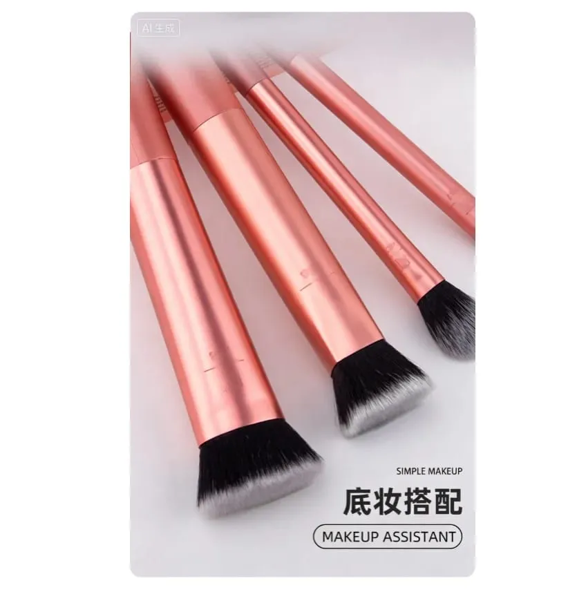 Single facial brightening contouring and contouring brush beauty tool